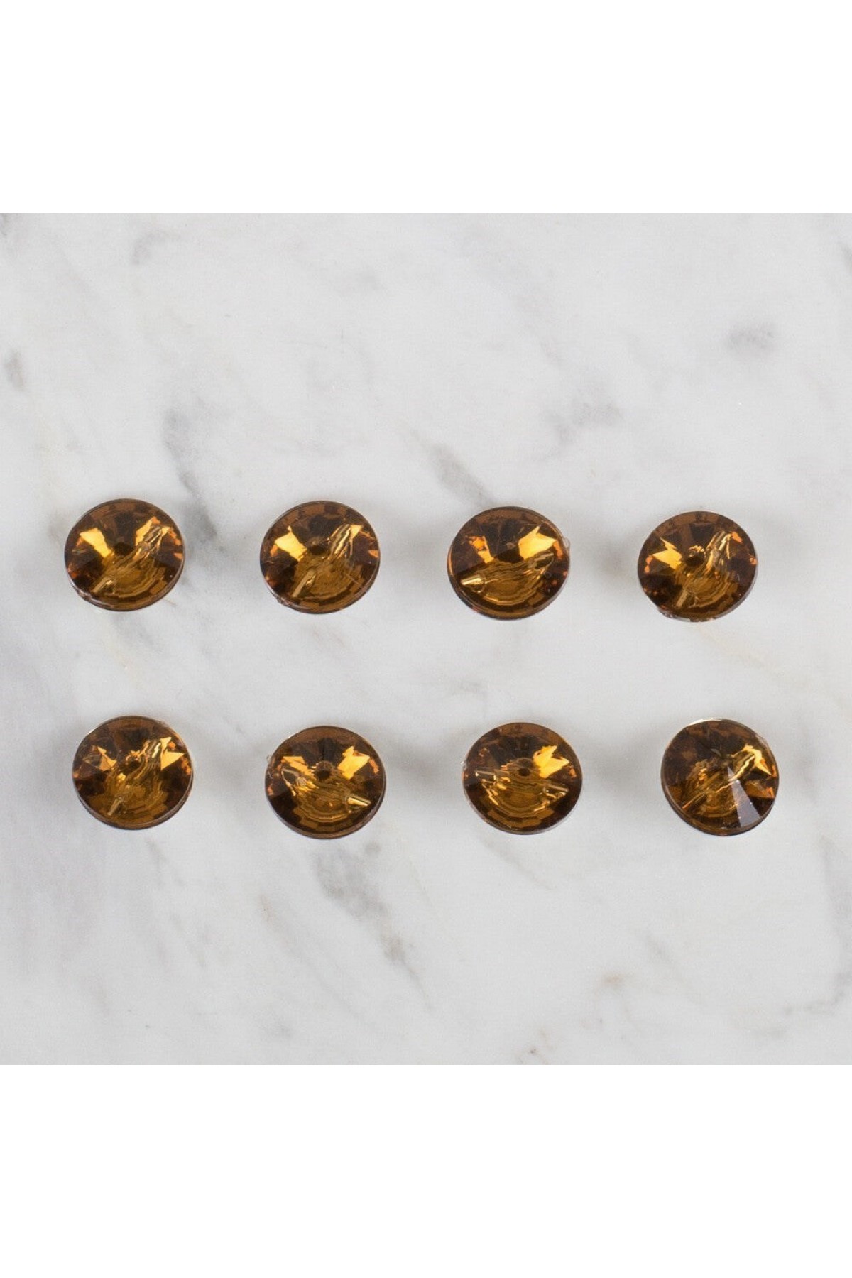 Loren Crafts kahverengi 8 li düğme - 208