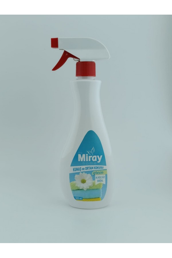 Miray Home Kozmetik Kumaş ve Ortam Kokusu 500 Ml Green Alkolsüz ve Doğal