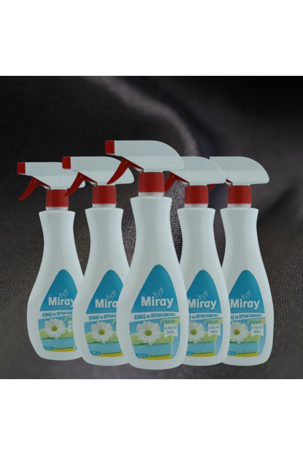 Miray Home Kozmetik Kumaş ve Ortam Kokusu 500 Ml Green Alkolsüz ve Doğal