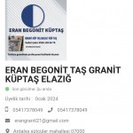 Eran begonit küp taş Bazalt küptaş granit küp kili